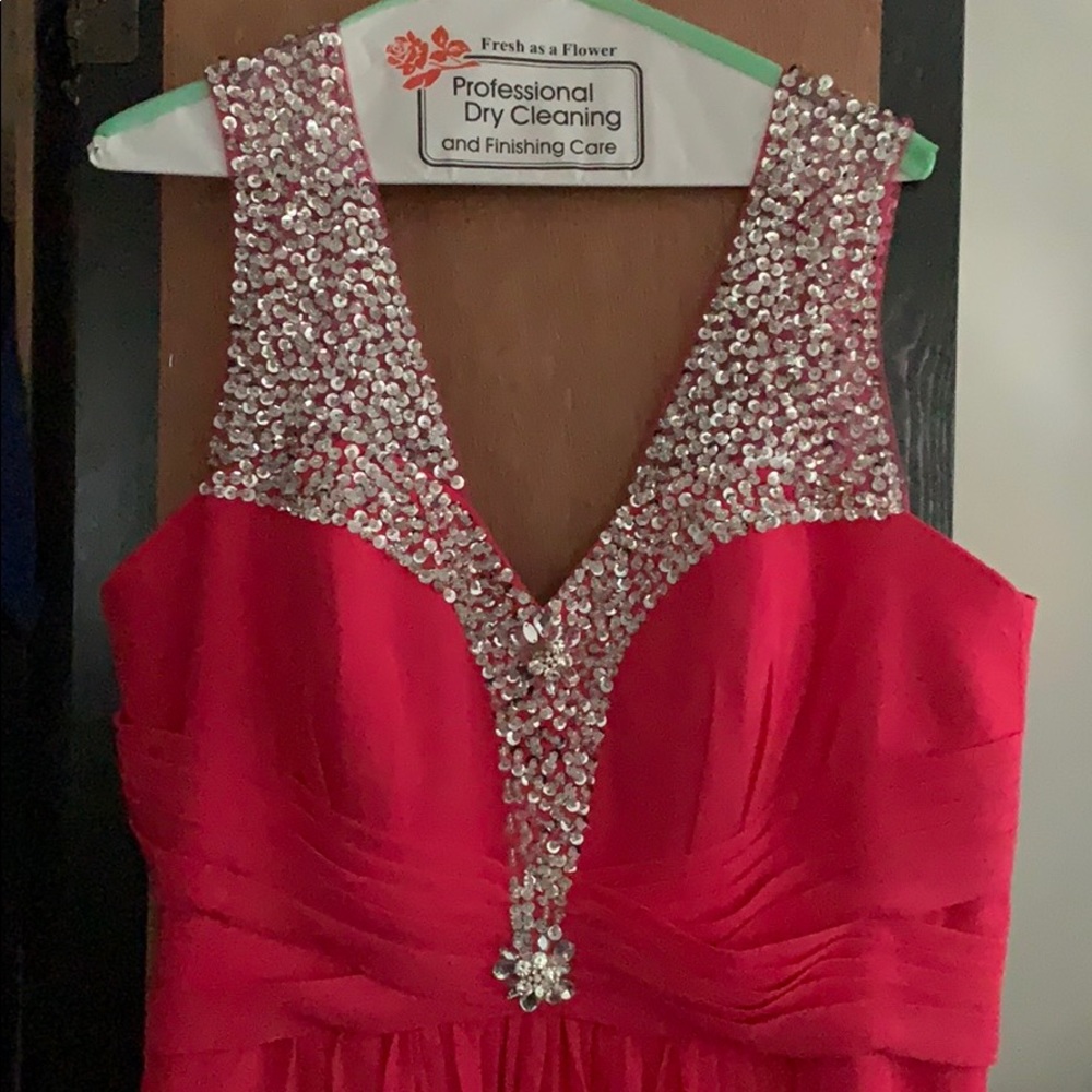 Hot Pink Sparkle Dress